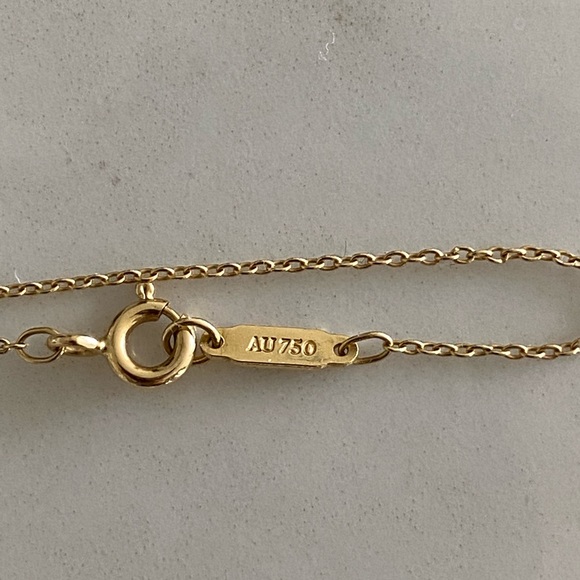 Tiffany & Co. twisted knot gold necklace - Picture 6 of 7